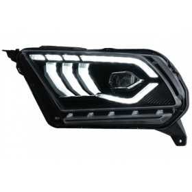 Phares Full LED pour Ford Mustang V 10-14 Dynamique Séquentiel Tour...