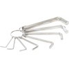 Jeu de clÃ©s allen six pans intÃ©rieurs 2 10 mm 8 piÃ¨ces