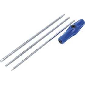 Jeu de tournevis de spÃ©clial Profil T pour Torx six pans intÃ©rieurs 4 piÃ¨ces