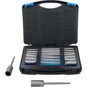 Jeu de douilles Ã  choc six pans extra longues 6 3 mm 1/4" pour perceuses 5 5 19 mm 15 piÃ¨ces