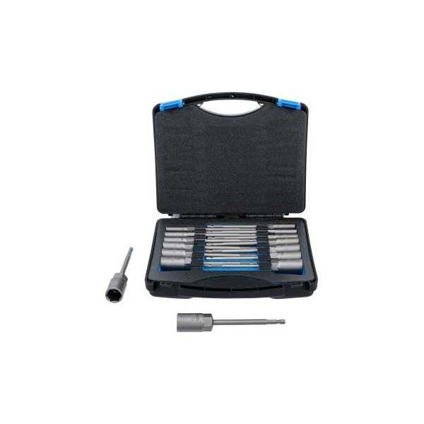 Jeu de douilles Ã  choc six pans extra longues 6 3 mm 1/4" pour perceuses 5 5 19 mm 15 piÃ¨ces