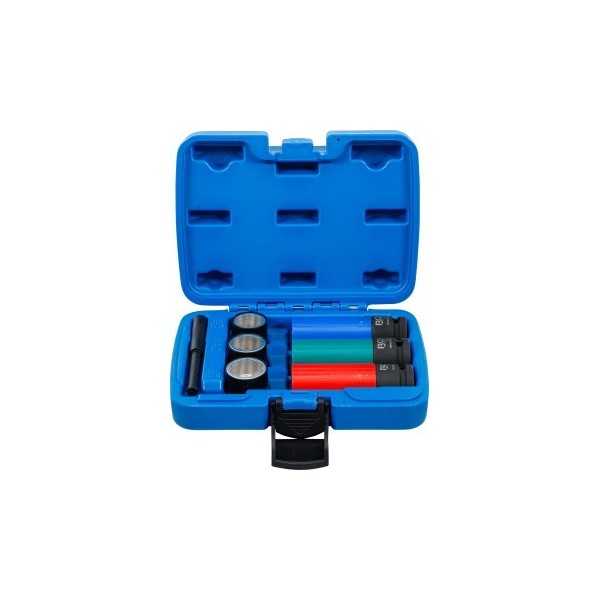 Jeu de douilles spiralÃ©es/jeu dâ€™extracteurs de vis et de douilles de puissance avec protection 12 5 mm 1/2" 17 / 19 / 21 mm