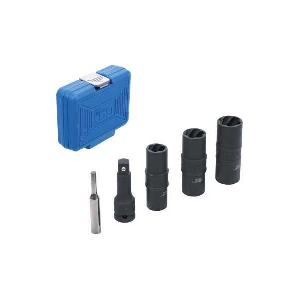 Jeu de douilles spÃ©ciales de puissance articulÃ©es six pans et tournevis 17 19 21 mm 12 5 mm 1/2" 3 piÃ¨ces