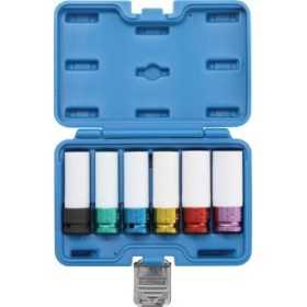 Jeu de douilles de puissance avec protection 12 5 mm 1/2 15 / 17 / 19 / 21 / 22 mm / MS17 6 piÃ¨ces