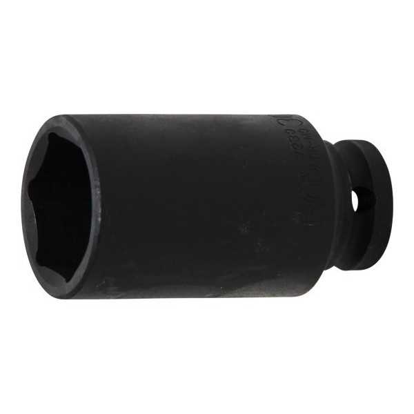 Douille Ã  choc six pans longue 12 5 mm 1/2" 30 mm