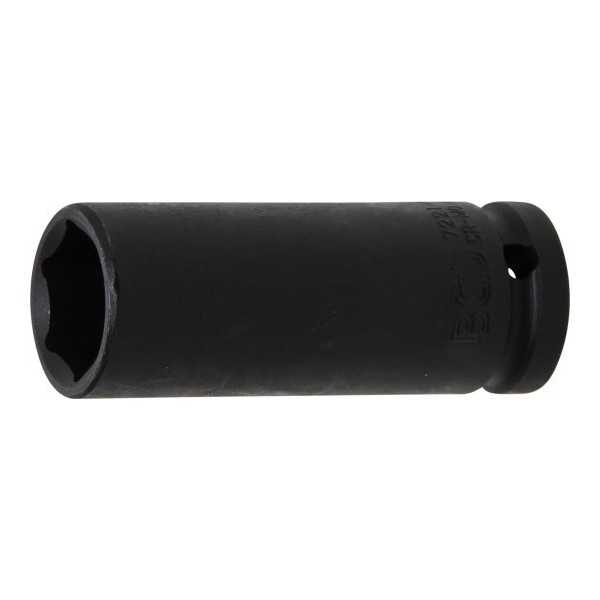 Douille Ã  choc six pans longue 12 5 mm 1/2" 21 mm