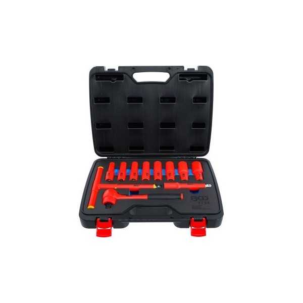 Jeu de douilles VDE Empreinte 12 5 mm 1/2" 10 â€“ 24 mm 11 piÃ¨ces