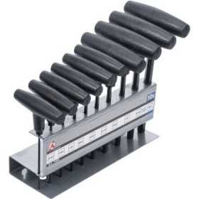 Jeu de tournevis avec poignÃ©e en T pouces six pans intÃ©rieurs 3/32" 3/8" 10 piÃ¨ces