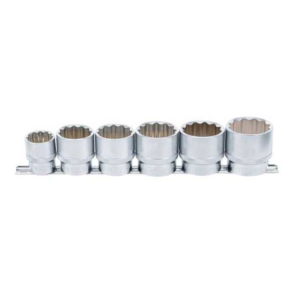 Jeu de Douilles douze pans 12 5 mm 1/2" 24 38 mm 6 piÃ¨ces