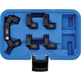 Jeu de clÃ©s Ã  tuyauter flexible 5 tÃªtes interchangeables empreinte 10 mm 3/8" 11 â€“ 17 mm