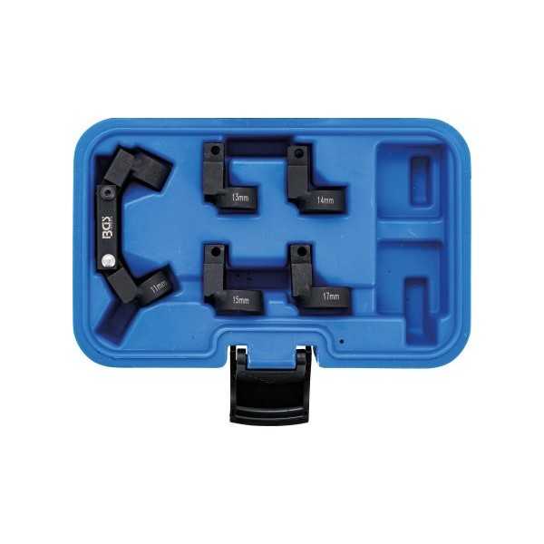 Jeu de clÃ©s Ã  tuyauter flexible 5 tÃªtes interchangeables empreinte 10 mm 3/8" 11 â€“ 17 mm