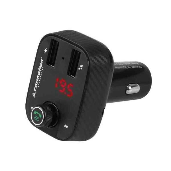 Emetteur FM LED   Mains Libres   VoltmÃ¨tre 8-30V   2x Chargeur USB 3.4A