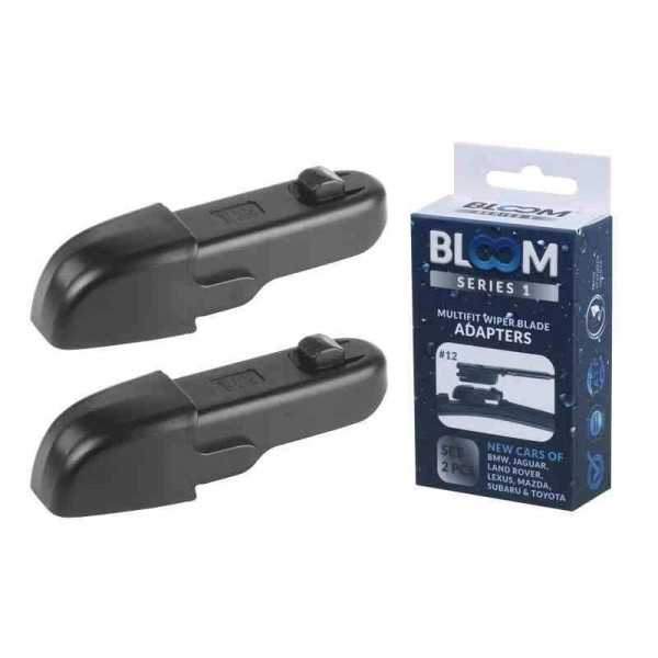 Adaptateurs  12 pour balais d'essuie-glace sans cadre BLOOM M10