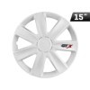 Enjoliveur 15 Pouces GTX carbone blanc  1 pc.