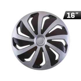 Enjoliveur Wind argent   noir 16 Pouces  1 pc.