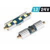 Lampe VISION Festoon SV8.5 36mm 12   24V 4x 3030 LED SMD