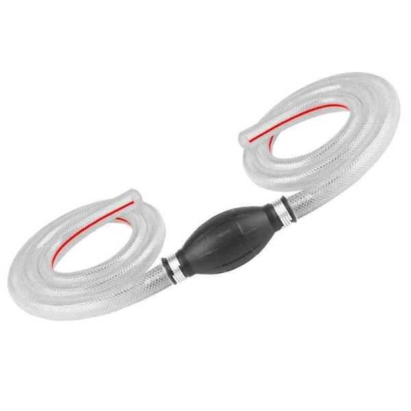 Pompe manuelle pour carburants - 2 x durite 12mm x 1m   poire