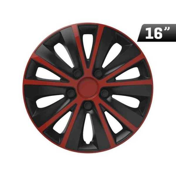 Enjoliveur Rapide rouge   noir 16 Pouces  1 pc.