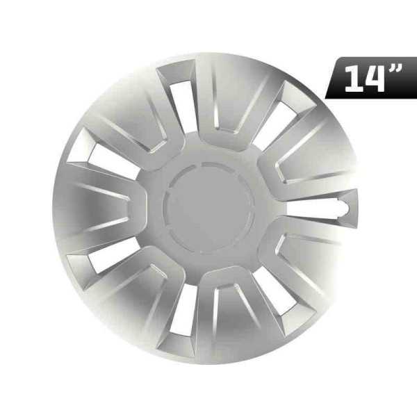 Enjoliveur Focus argent 14 pouces  1 pc.