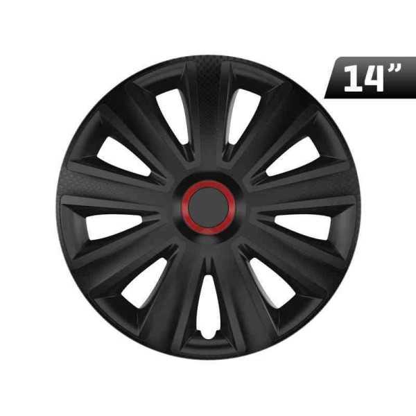 Enjoliveur Aviator carbone RR noir 14 Pouces 1 pc.