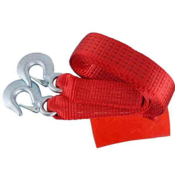 Corde de remorquage DMC jusqu'Ã  5500 kg de ruban avec crochets