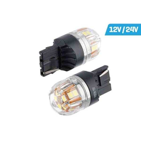 Ampoule VISION W21W (T20d) 12   24V 15x 2835 SMD OSRAM Chip
