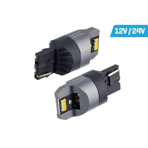 Lampe VISION WY21W (T20d) 12   24V 6x 3020 LED SMD