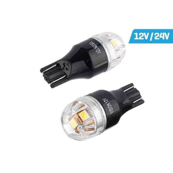 Ampoule VISION W16W (T15) 12   24V 5x 2835 SMD Lumileds