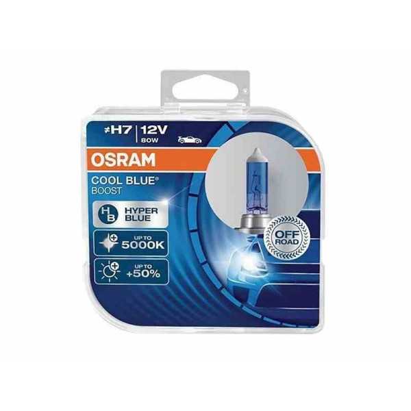 OSRAM H7 12V 80W PX26d Cool Blue Boost 5000K HyperBlue   50  ampoules