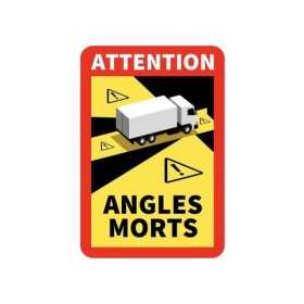 Autocollant ANGLES MORTS 25x17 cm