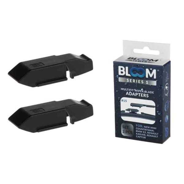 Adaptateurs  15 pour balais d'essuie-glace sans cadre BLOOM M10