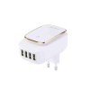 Chargeur mural MAWAY 4x USB 4.4A avec Ã©clairage LED   adaptateurs - fiches pour prises EU