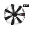Enjoliveur 17 Pouces GTX noir de carbone argent  1 pc.