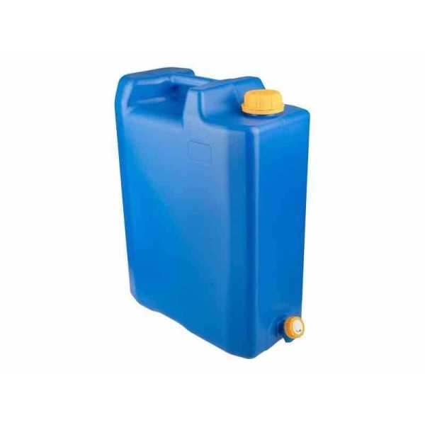 Bidon d'eau de 20L avec valve de fond en plastique