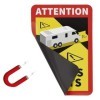 Sticker magnétique Attention Angles Morts! camping-car | ProPlus | ...