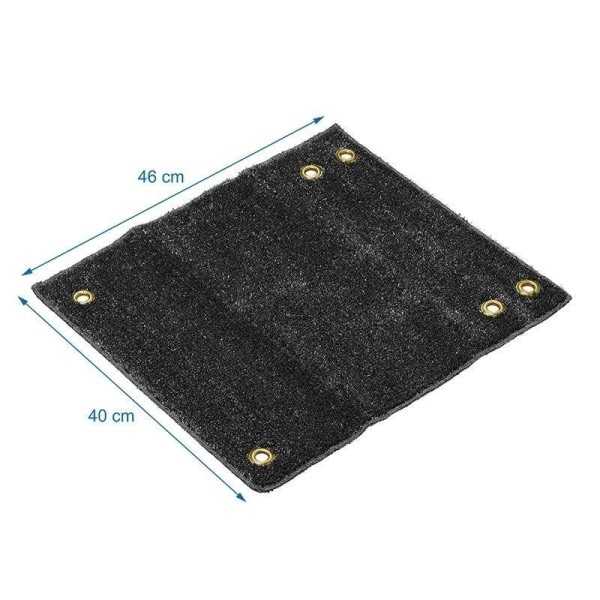 Tapis brosse pour marche pied noir | ProPlus | Divers accessoire