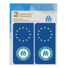 AUTOCOLLANTS PREDECOUPES EUROPE/LOGO OM