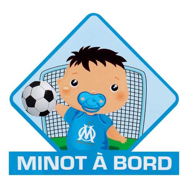 ADHESIF MINOT A BORD OLYMPIQUE DE MARSEILLE