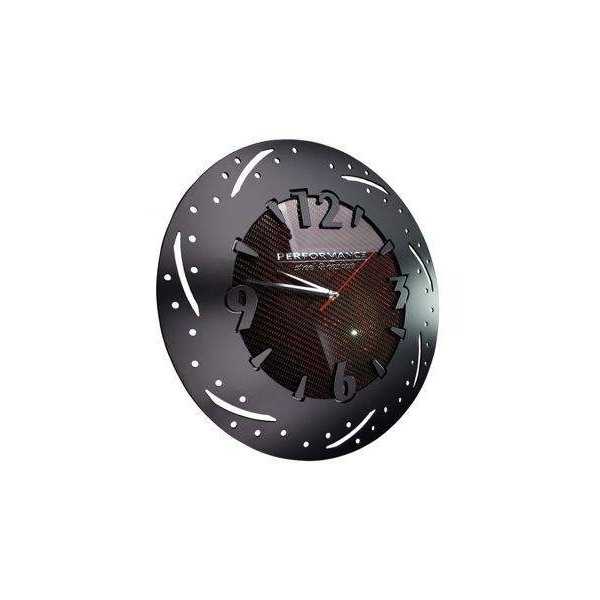 Horloge murale - design disque de frein (PERFORMANCE) Ã˜ 350 mm