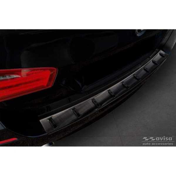 Protection de seuil arrière inox noir sur mesure pour BMW Série 5 (...