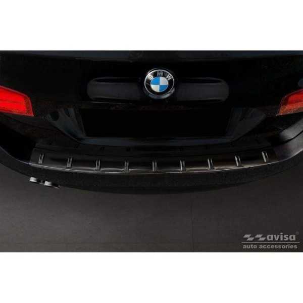 Protection de seuil arrière inox noir sur mesure pour BMW Série 5 (...