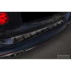 Protection de seuil arrière inox noir sur mesure pour BMW Série 3 (...