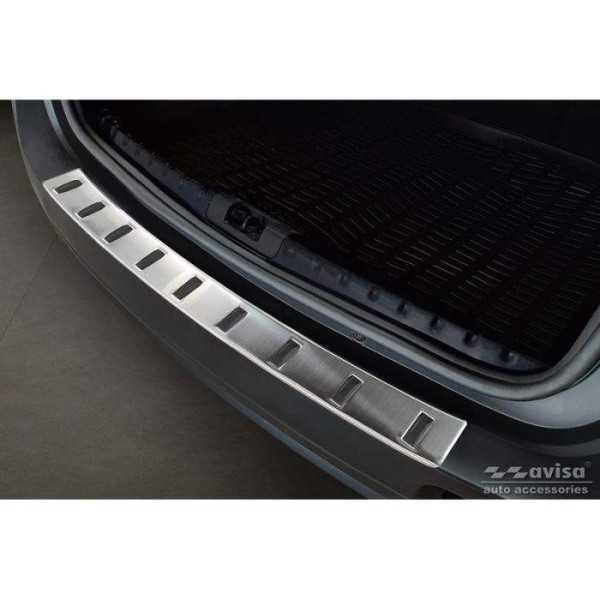 Protection de seuil arrière inox sur mesure pour Dacia Duster 2010-...