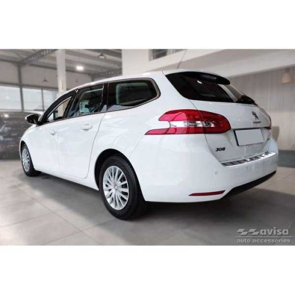 Protection de seuil arrière inox sur mesure pour Peugeot 308 SW II ...