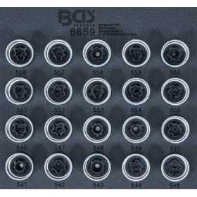 Insert de servante d'atelier 1/6 : Jeu dâ€™outils de rÃ©glage pour Ã©crous de jantes pour VAG 20 piÃ¨ces