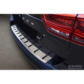 Protection de seuil arrière inox sur mesure pour Volkswagen Sharan ...