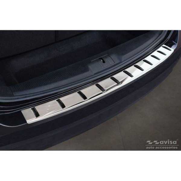 Protection de seuil arrière inox sur mesure pour Volkswagen Sharan ...