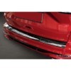 Protection de seuil arrière inox Noir-Chromé sur mesure pour Ford K...