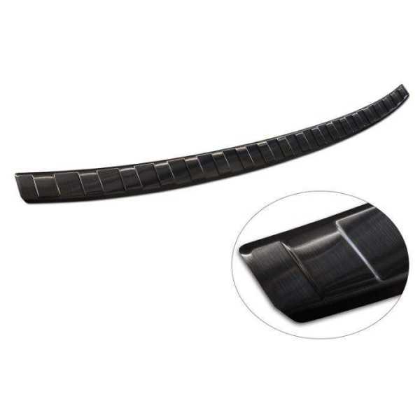 Protection de seuil arrière inox Noir sur mesure pour Audi Q3 II 20...