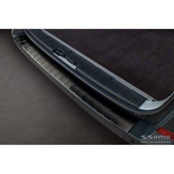 Protection de seuil arrière inox noir sur mesure pour Volkswagen Cr...